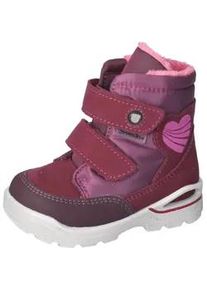 Klettstiefel Pepino BY RICOSTA "Fina WMS: normal" Gr. 20, rot (weinrot) Kinder Schuhe Kindergartenschuh, Winterstiefel mit wasserdichter Sympatex Membran