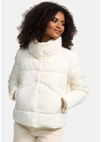 Marikoo Damen Winterjacke "Jalliaa", weiß, Gr. M, Obermaterial: 100% Polyester; Innenmaterial: 100% Polyester., Jacken, mit schönem Steppdesign