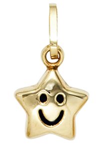 Jobo Damen Stern-Anhänger "Anhänger Stern", Gelbgold 333, gold, Gelbgold 333, Schmuckanhänger, 333 Gold