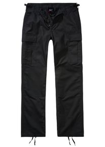Brandit Damen Cargohose "Brandit Damen Ladies BDU Ripstop Trouser", schwarz, Gr. 28, 100% Baumwolle, Hosen