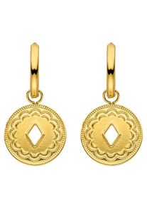PURELEI Damen Paar Creolen "Schmuck Geschenk Lolani Ohrringe, Creole-InfluencerBox1-Gold", Edelstahl, gold, Edelstahl, Ohrringe, Einhänger abnehmbar