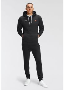 Ellesse Herren Jogginganzug, schwarz, sportlich, Gr. S, Obermaterial: 80% Polyester, 20% Baumwolle, Sportanzüge