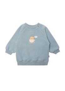 Liliput Herren Sweatshirt "Toast", blau, casual, Gr. 98, bedruckt, 80% Baumwolle, 20% Polyester, Sweatshirts, aus super weichem Material