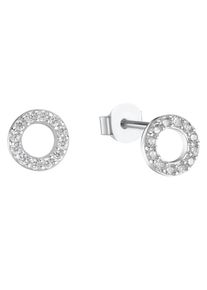 s.Oliver Damen Paar Ohrstecker "2034385", Silber 925 (Sterlingsilber), bunt, Silber 925 (Sterlingsilber), Ohrringe, mit Zirkonia (synth.)
