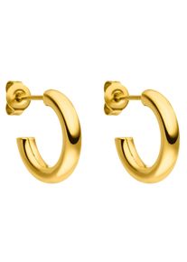 PURELEI Damen Paar Creolen "Schmuck Geschenk Brave Ohrringe, 2149-Earring-Brave", Edelstahl, gold, Edelstahl, Ohrringe
