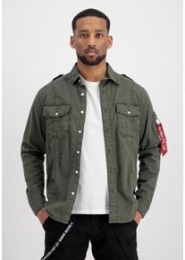 Herren T-Shirt "Alpha Industries Men - Shirts Basic Shirt Slim", grau, Gr. M, Alpha Industries, Obermaterial: 96% Baumwolle, 4% Elastan, Shirts