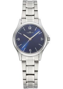 Tempic Damen Quarzuhr, silber, Armbanduhren, Armbanduhr, Damenuhr, analog, Edelstahlarmband
