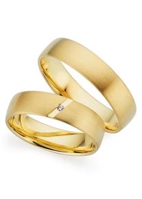Phoenix PHÖNIX Trauring "Schmuck Geschenk Gold 333 Trauring Ehering LIEBE versch. Varianten", 57, 0,01 ct SI = kleine Einschlüsse mit Brillant, Gelbgold 333,