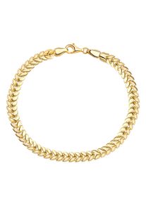 Firetti Damen Goldarmband "Schmuck Geschenk Gold 375 Armschmuck Armkette Goldarmband Fischgrät", 18,5, Gelbgold 375, gold, Gelbgold 375, Armbänder
