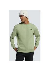 Sweater NO EXCESS "NO EXCESS Pullover mit Rückenaufdruck" Gr. L, grau Herren Sweatshirts