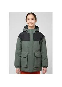 Funktionsparka Jack Wolfskin "TEEN 2L INS PARKA Y" Gr. XS, grün (slate, grün) Kinder Jacken