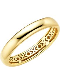 Kangaroos Damen Fingerring "Schmuck Geschenk Silber 925 Damenring, K0066R", 59, Silber 925 (Sterlingsilber), 3,7mm, gold, Silber 925