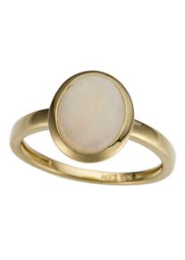 Firetti Damen Goldring "Schmuck Geschenk Gold 585 Damenring Goldring Edelstein Farbstein", 16, Gelbgold 585, 2mm, gold, Gelbgold 585, Fingerringe,