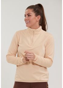 Endurance Damen Langarmshirt "VIRONIC W Waffle", rot, sportlich, Gr. 42, meliert, unifarben, 92% Polyester, 8% Elasthan, Shirts, mit atmungsaktiver
