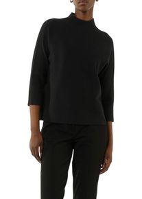 comma, COMMA Damen Strickpullover, schwarz, casual, Gr. 38, unifarben, Strick, Obermaterial: 80% Viskose, 20% Polyamid, Pullover, mit Rollkragen