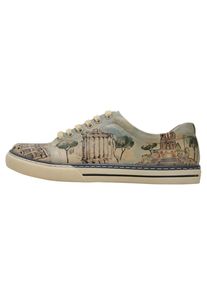 DOGO Damen Sneaker "Damen Sneaker All Roads Lead To Rome Vegan Damen Sneaker /", Gr. 36, beige, Lederimitat, Schuhe, Vegan
