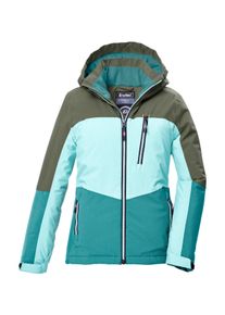 Killtec Kinder Funktionsjacke "KOW 354 GRLS JCKT", grün, sportlich, Gr. 152, Oberstoff: 100% Polyester, Futter: 100% Polyester, Wattierung: 100%