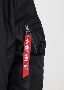 Herren Bomberjacke "Alpha Industries Men - Bomber Jackets MA-1 TT Ripstop", schwarz, Gr. L, Alpha Industries, Obermaterial: 100% Nylon, Futter: 100%
