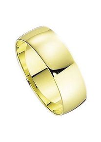 Firetti Trauring "Schmuck Geschenk Gold Hochzeit Ehering Trauring "LIEBE"", 17, SI = kleine Einschlüsse ohne Brillant, Gelbgold 585, 7mm, gold,