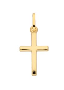 Adelia´s ADELIA ́S Damen Ketten-Anhänger "333 Gold Kreuz Anhänger", Gelbgold 333, gold, Gelbgold 333, Schmuckanhänger, Goldschmuck für Damen & Herren