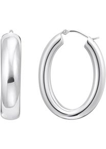Thomas Sabo Damen Paar Creolen "Schmuck Silber 925 Ohrringe Chunky-Design, CR739-001, CR739-413", Silber 925 (Sterlingsilber), silber, Silber 925