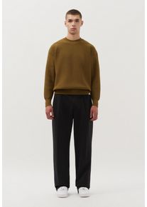 Herren Strickpullover "Studio", grün, Gr. S, STUDIO SEIDENSTICKER, 100% Polyester, Pullover, Langarm Rundhals