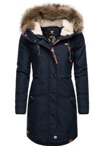 Ragwear Damen Winterjacke "Tawny", blau, modisch, Gr. L, Außenmaterial: 65% Polyester, 35% Baumwolle, Innenfutter: 100% Polyester, Wattierung: 100%