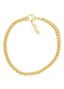 Firetti Damen Edelstahlarmband "Schmuck Geschenk Doppelpanzerkettengliederung, 5 mm breit", 21, Edelstahl, gold, Edelstahl, Armbänder, Made in Germany