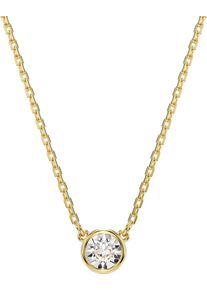 Swarovski Damen Kette mit Anhänger "Schmuck Geschenk Halskette Imber, 5684511, 5696039", Metall, L: 45cm, gold, Metall, Halsketten, mit Swarovski
