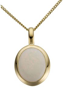 Firetti Damen Ketten-Anhänger "Schmuck Geschenk Gold 585 Halsschmuck Anhänger für Halskette", Gelbgold 585, 1,55 g, gold, Gelbgold 585,
