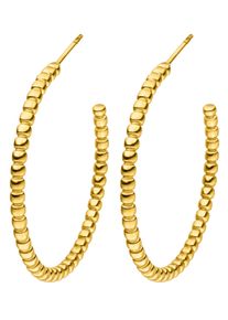 STEELWEAR Damen Paar Creolen "Barcelona, SW-736, SW-738, SW-737, SW-739", 40, Edelstahl, gold, Edelstahl, Ohrringe