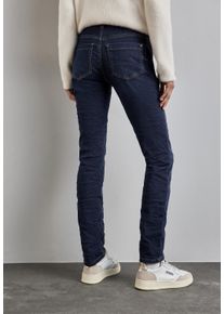 Street One Damen Comfort-fit-Jeans, blau, casual, Gr. 25, unifarben, Jeans, 71% Baumwolle, 27% Polyester, 2% Elasthan, Jeans, Middle Waist