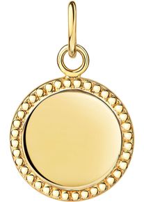 Firetti Damen Ketten-Anhänger "Schmuck Geschenk Gold 333 Halsschmuck Anhänger Kreis rund", Gelbgold 333, 1,25 g, gold, Gelbgold 333, Schmuckanhänger,