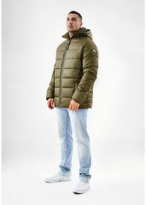 Arctic Seven Herren Winterjacke "ASRodrii", grün, Gr. L, Obermaterial: 100% Polyester, Innenmaterial: 100% Polyester, Jacken, mit warmem Teddyfell
