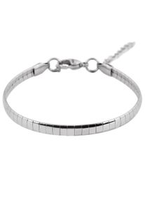 Adelia´s ADELIA ́S Damen Edelstahlarmband "Damen Armband aus Edelstahl 17+3 cm", 17 + 3, Edelstahl, silber, Edelstahl, Armbänder