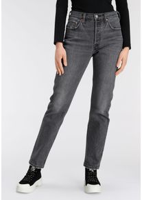 Levi's LEVI'S Damen 5-Pocket-Jeans "501 Long", grau, casual, Gr. 25, Denim/Jeans, Obermaterial: 99% Baumwolle, 1% Elasthan, Jeans, 501 Collection