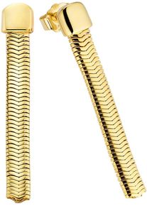 Damen Paar Ohrstecker "Schmuck Geschenk Ohrschmuck Ohrringe", Silber 925 (Sterlingsilber), gold, ANISTON JEWELRY & WATCHES, Silber 925