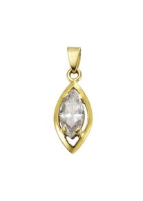 Vivance Damen Ketten-Anhänger "333/- Gelbgold Zirkonia", ONE-SIZE, Gold, 0,6 g, gelb, Gold, Schmuckanhänger