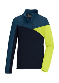 Killtec Kinder Langarmshirt "KSW 381 BYS LS SHRT", blau, sportlich, Gr. 176, Oberstoff: 88% Polyester, 12% Elasthan, Shirts