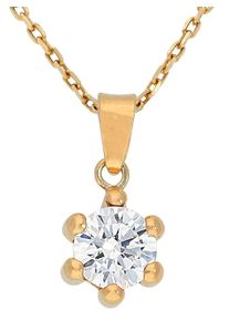 Lady Damen Ketten-Anhänger, Gelbgold 375, gold, Gelbgold 375, Schmuckanhänger