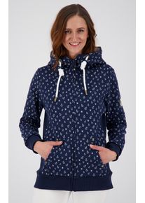 DEPROC Active Damen Kapuzensweatshirt "ANCHORAGE Women", blau, casual, Gr. 34, 60% Baumwolle; 40% Polyester, Sweatshirts, in lässigem