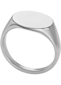 Fossil Damen Fingerring "Schmuck Edelstahl Signet Ring All Stacked Up, JF04773710, JF04774040", 20, Edelstahl, silber, Edelstahl, Fingerringe