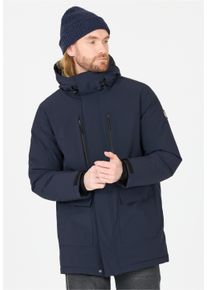 WHISTLER Herren Parka "Bluff", blau, sportlich, Gr. M, unifarben, 92% Polyester, 8% Elasthan, Jacken, mit wasserdichten Eigenschaften