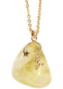 Firetti Damen Kette mit Anhänger "Schmuck Geschenk Halsschmuck Anker/Halskette Sternzeichen Geburtsstein", Stier, Edelstahl, L: 50cm B: 2mm, gold,