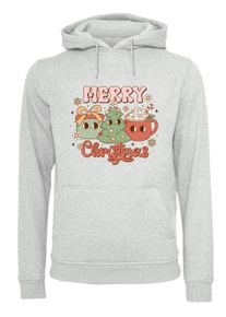F4NT4STIC Damen Kapuzenpullover "Merry Christmas Cozy And Cute", grau, casual, Gr. XXL, Obermaterial: 65% Baumwolle, 35% Polyester, Pullover, Premium