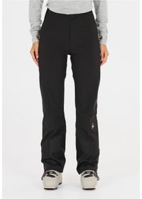 SOS Damen Skihose "Masella", schwarz, sportlich, Gr. M, unifarben, 96% Polyester, 4% Elasthan, Hosen, mit wasserabweisender und PFC-freier