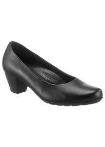 Gabor Damen Pumps "ST.TROPEZ", Gr. 38,5, schwarz, Kalbsleder, klassisch, Schuhe, Abendschuh, Festtagsschuh,Trichterabsatz, mit Gummilaufsohle