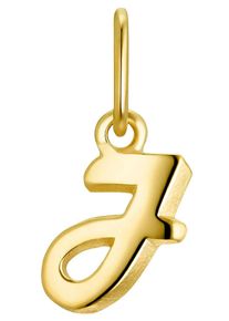 Amor Damen Ketten-Anhänger "Letters, 2013455", Gelbgold 375, 0,4 g, gold, Gelbgold 375, Schmuckanhänger, Made in Germany