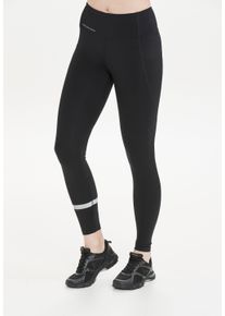 Endurance Damen Lauftights "Yames", schwarz, sportlich, Gr. 36, unifarben, 72% Nylon, 28% Elasthan, Hosen, aus extra starkem Kompression-Stretch