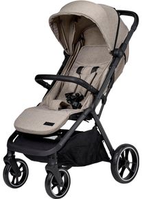 MOON Baby Kinder-Buggy "ZAC", braun, Polyester, Kinderwagen, inkl. Tragetasche und Regenschutz